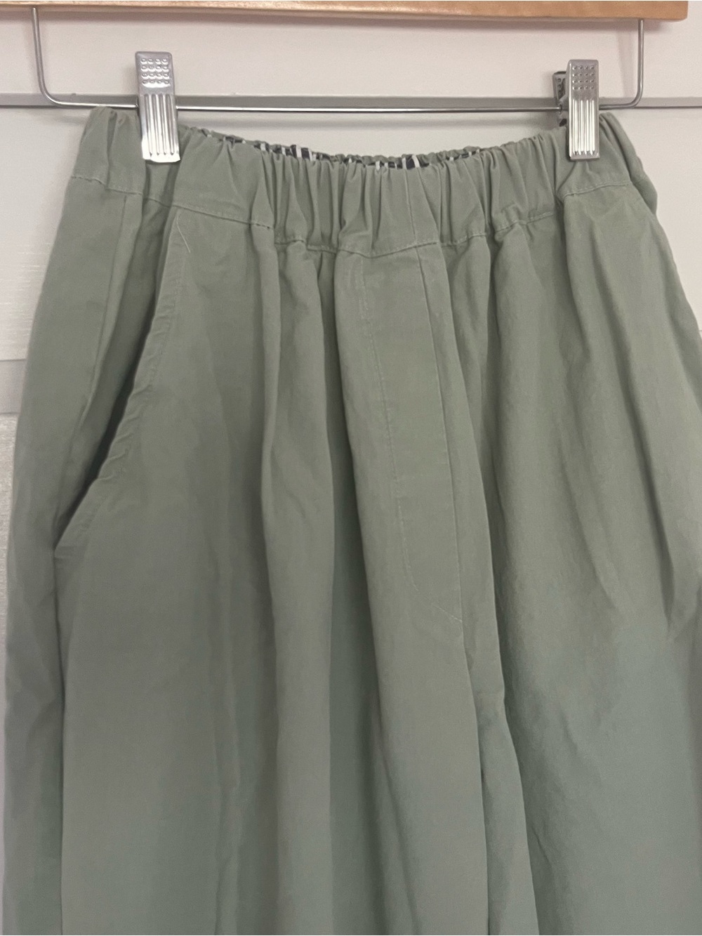 Cue Sage Green Pants with Elastic Waist